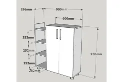 Asousa Skoskåp