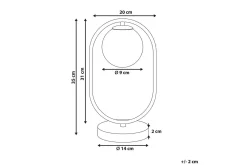 Aspronisi Bordslampa 35 cm G9
