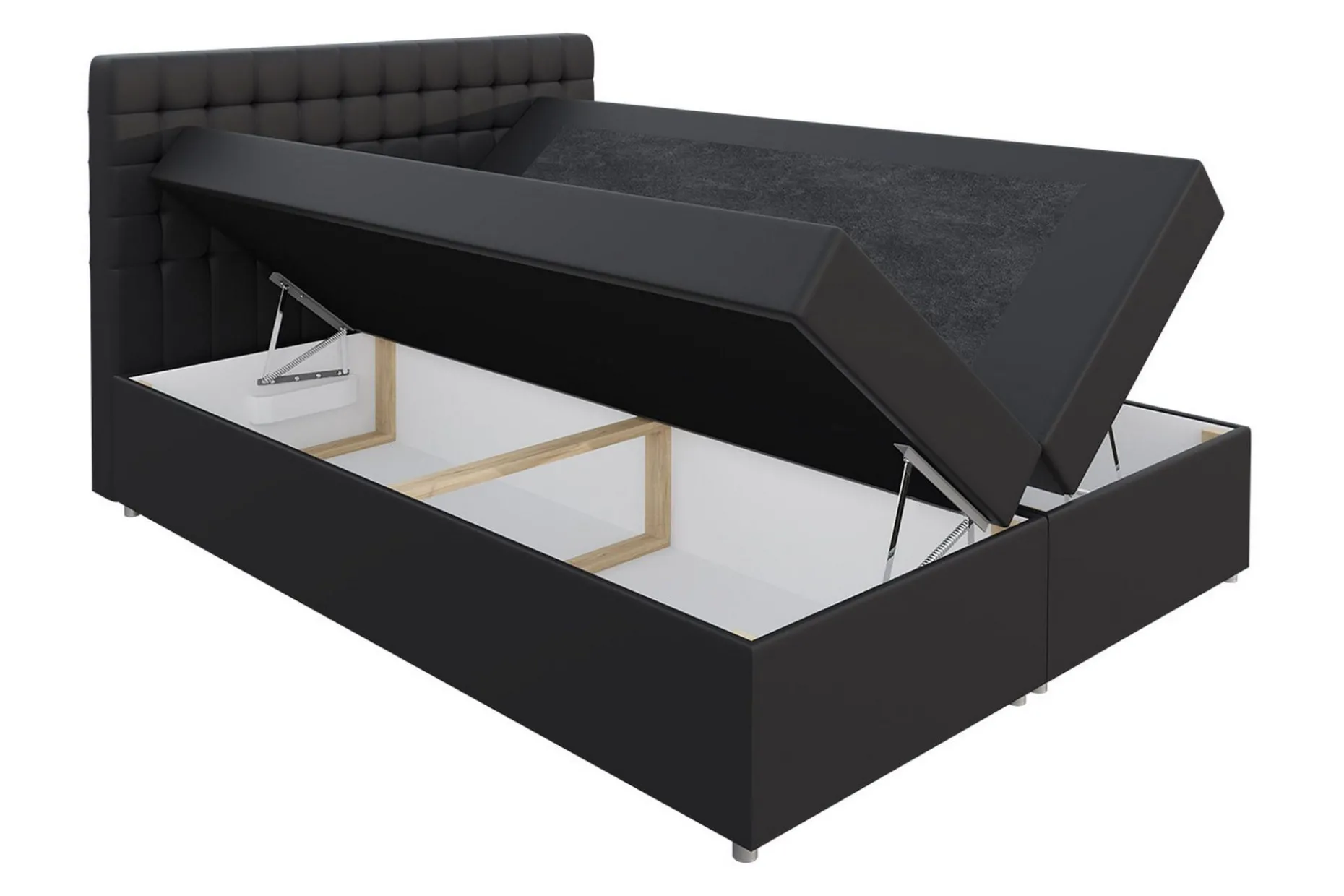 Asti Sängpaket 120x200 cm LED-belysning
