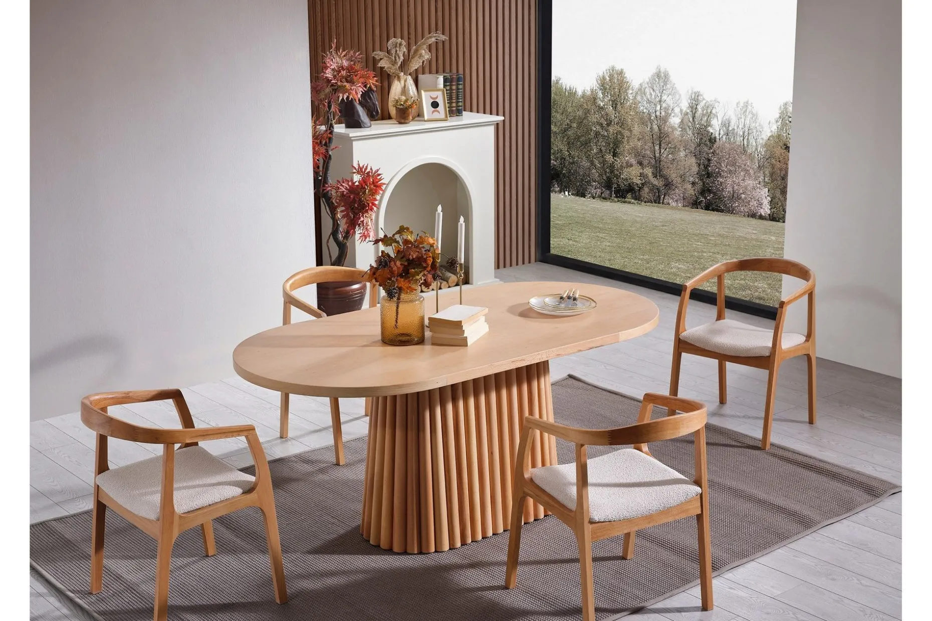 Atlantis Matbord 170 cm Oval