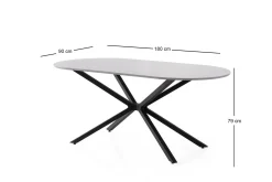 Aura Matbord 180 cm Rektangulär