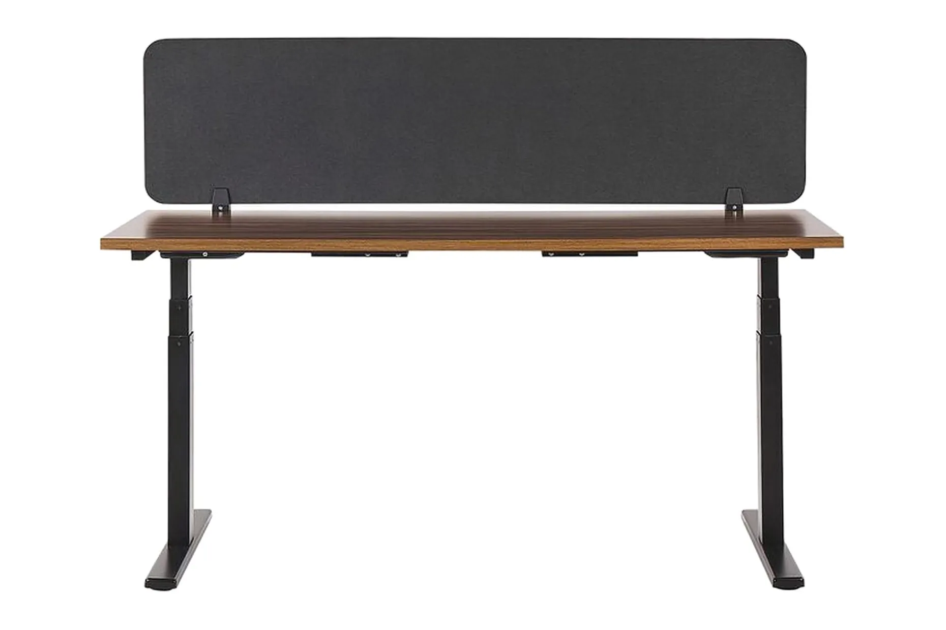Avskärmning för skrivbord 180x40 cm grå WALLY