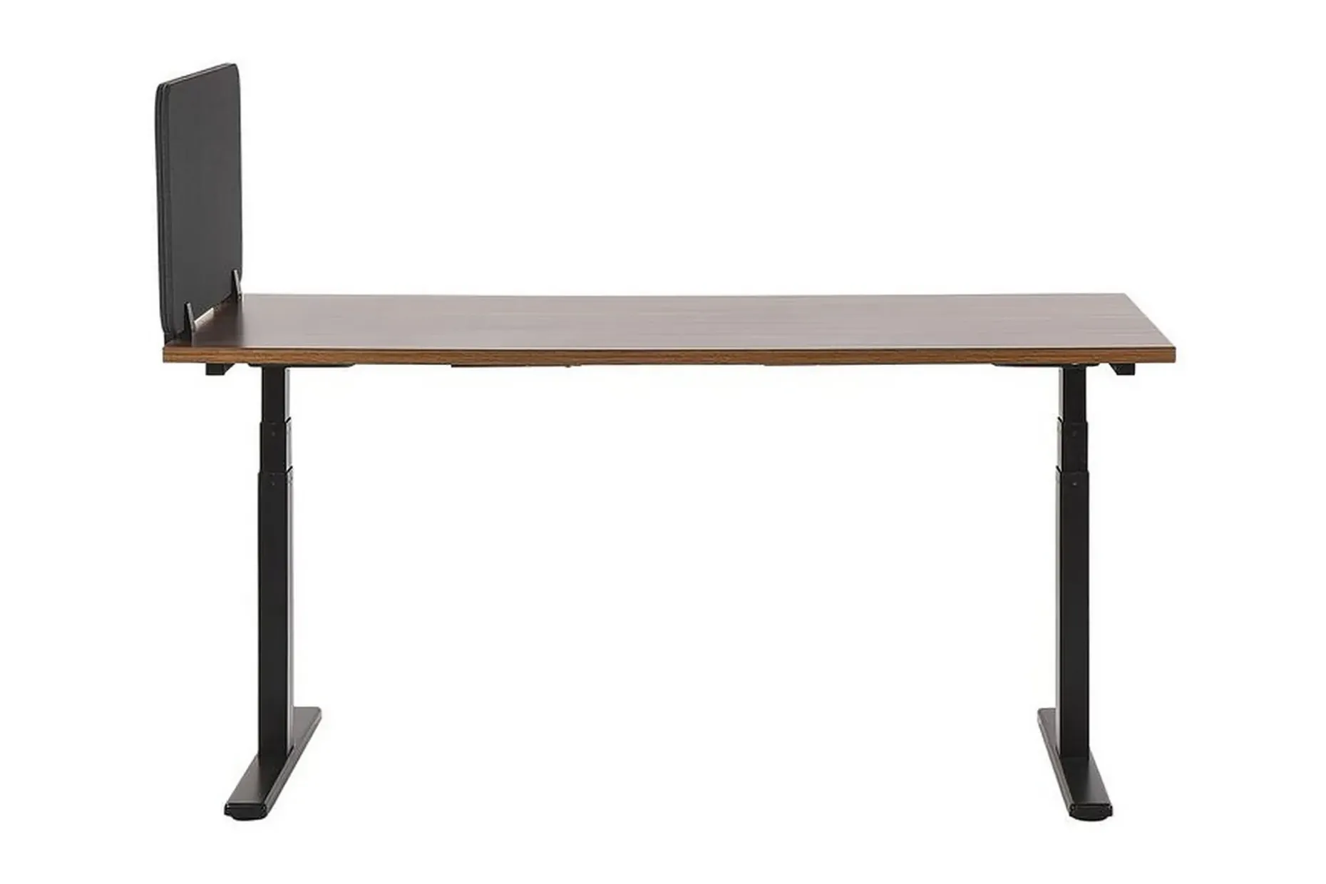 Avskärmning för skrivbord 160x40 cm grå WALLY