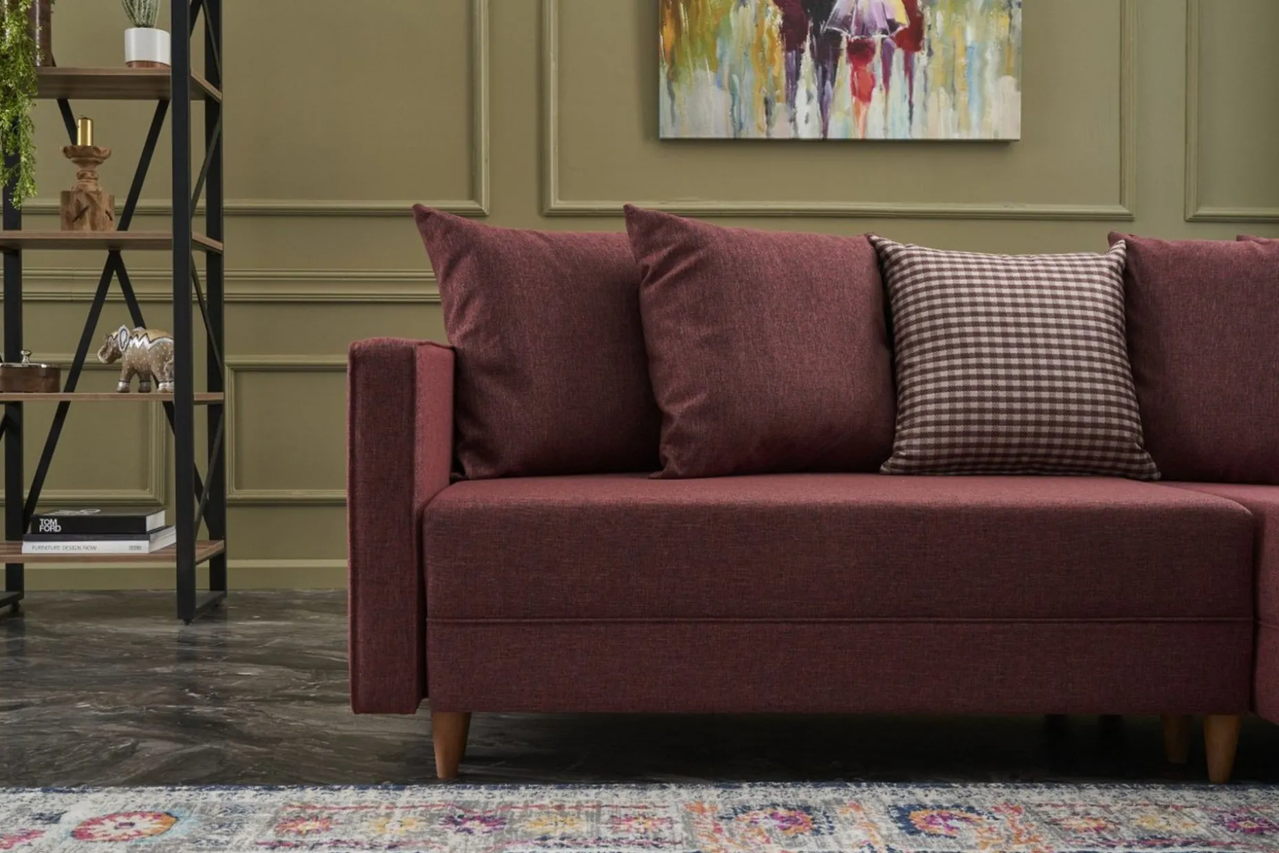 Aydama Bäddsoffa m. Divan 4-sits 192x135
