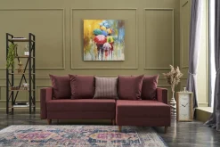 Aydama Bäddsoffa m. Divan 4-sits 192x135