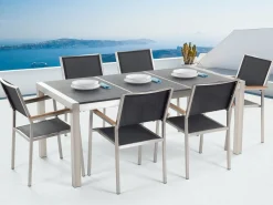 Bacoli Matgrupp Utomhus 180 cm + 6 Utestolar