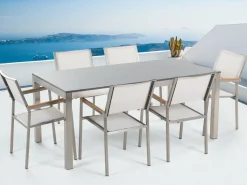 Bacoli Matgrupp Utomhus 180 cm + 6 Utestolar