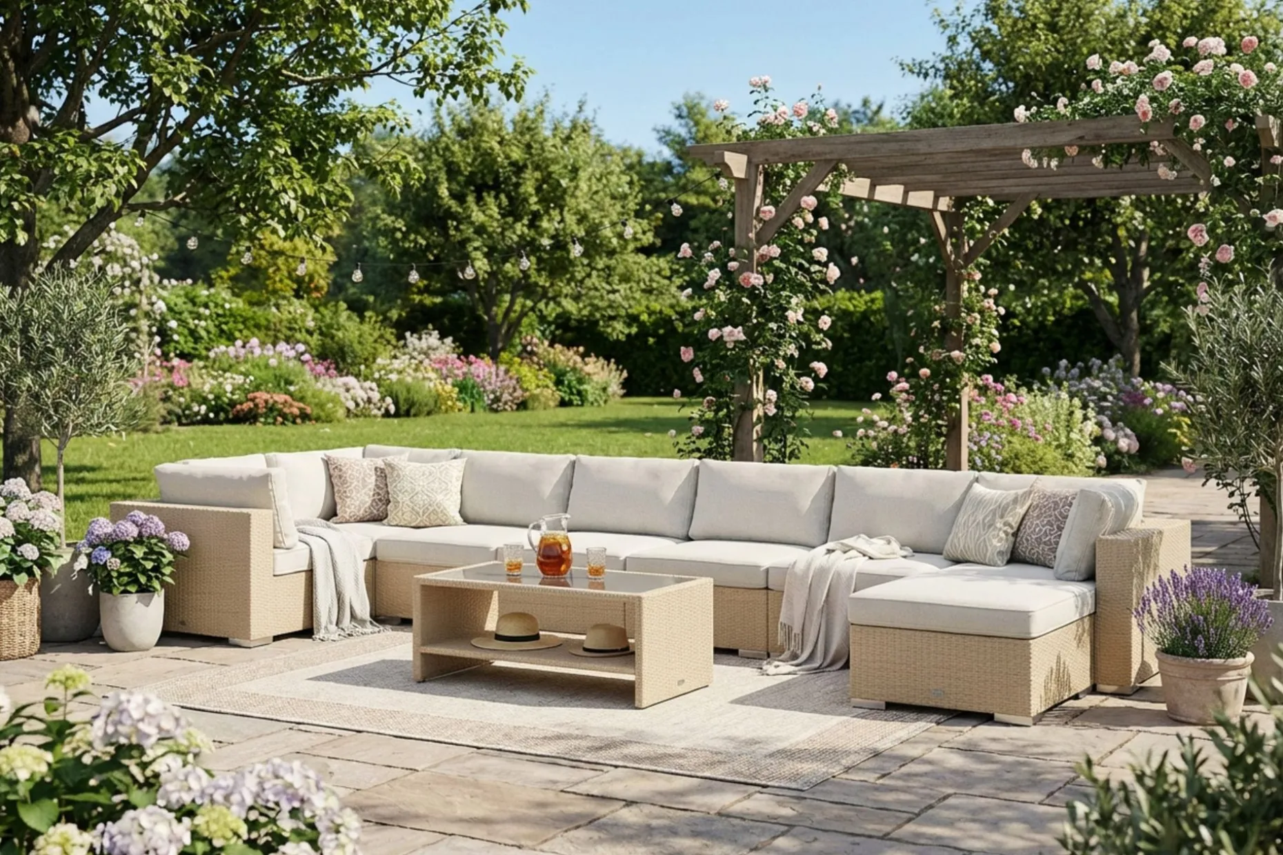 Bahamas Divanmodul - Loungebord utomhus 75x75 cm till soffor