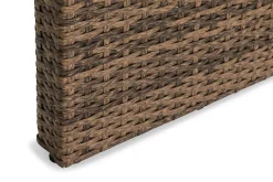 Bahamas Loungebord och Soffbord Utomhus 100 cm Konstrotting Glas