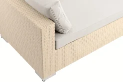 Bahamas utomhus divansoffa 6-sits med vändbar divan och bord