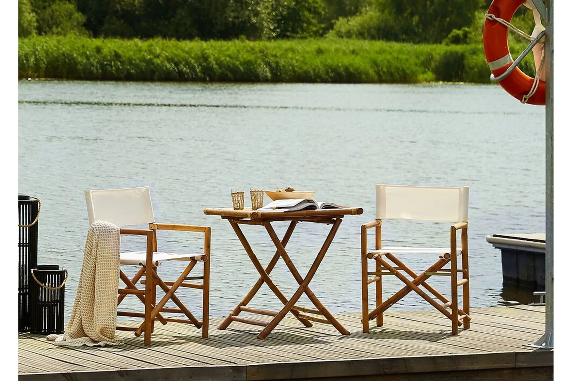 Balkongset vit/beige MOLISE/SPELLO