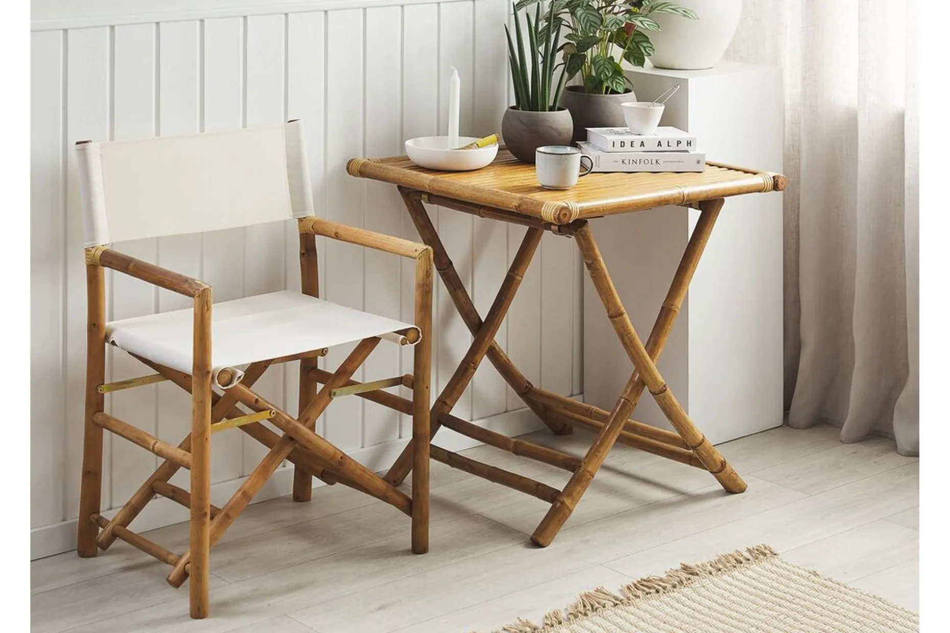 Balkongset vit/beige MOLISE/SPELLO