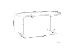 Banner Skrivbord 80x180 cm