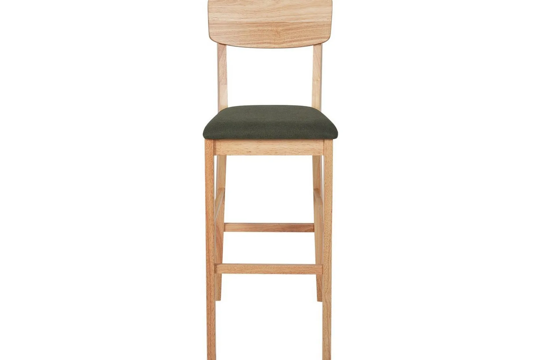 Barstol Ambler set om 2 Ljus Trä-Grön