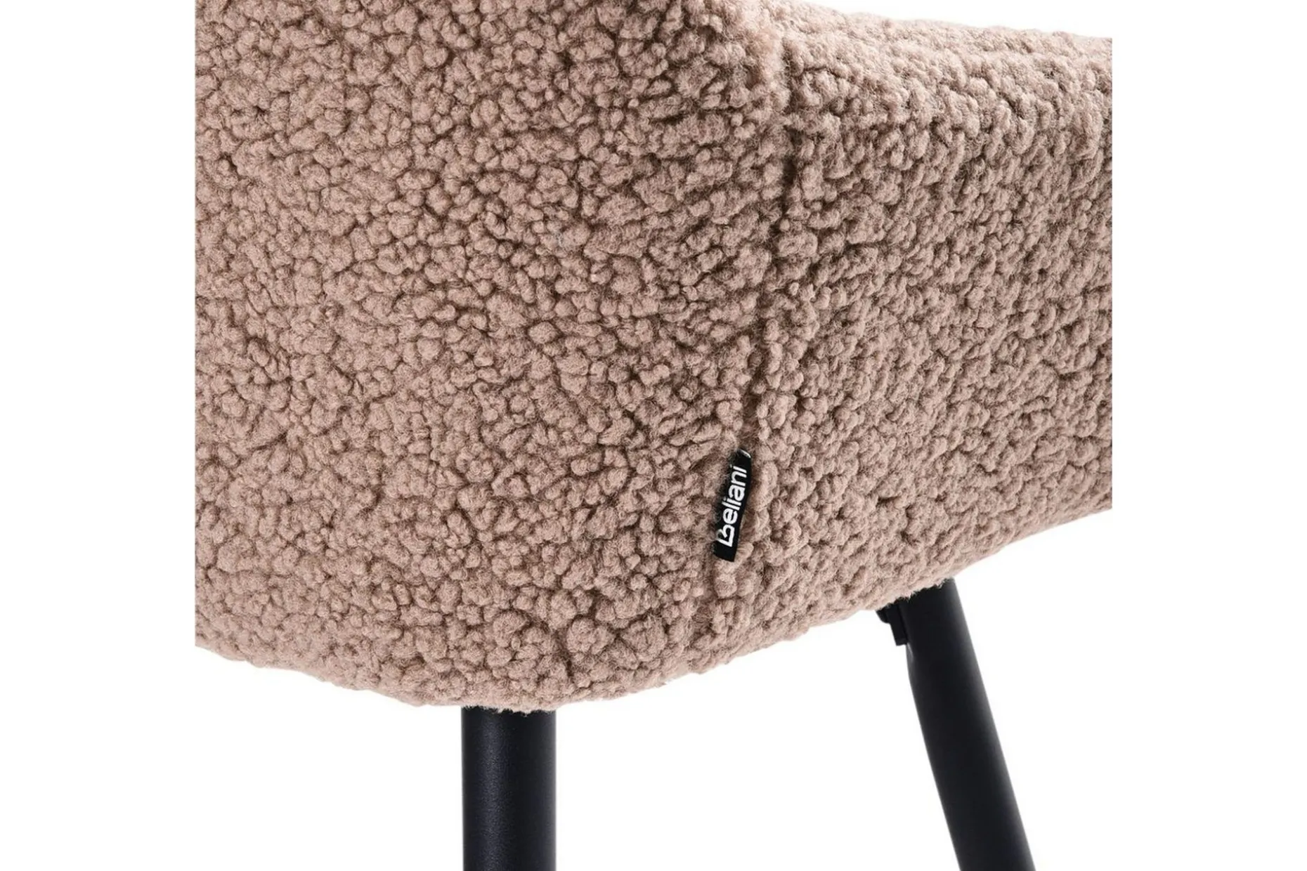 Barstol Casmalia set om 2 Beige/svart