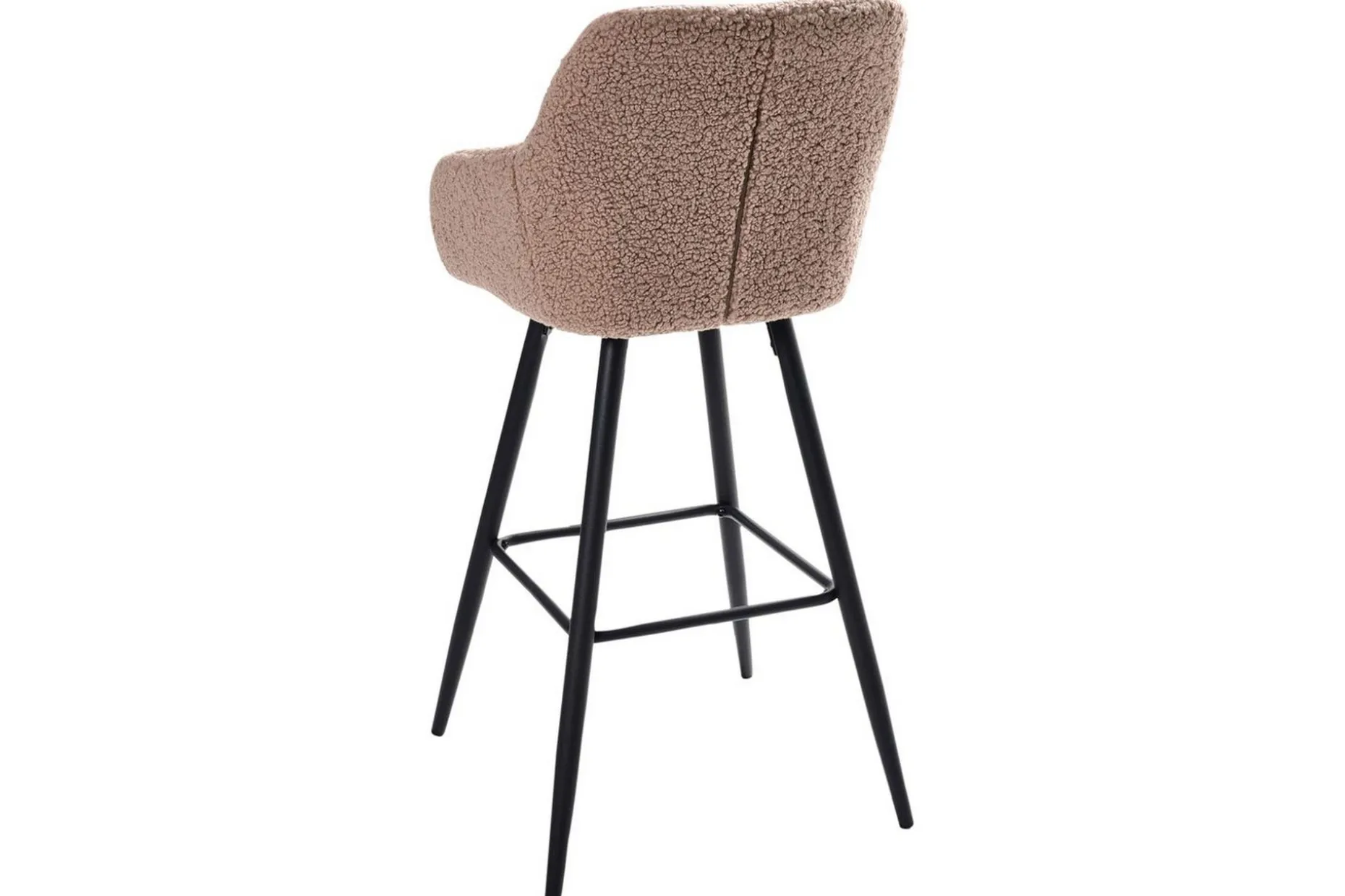 Barstol Casmalia set om 2 Beige/svart