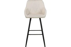 Barstol Darien set om 2 Ljusbeige-Svart