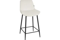 Barstol Dubrovnik set om 2 Beige-Svart
