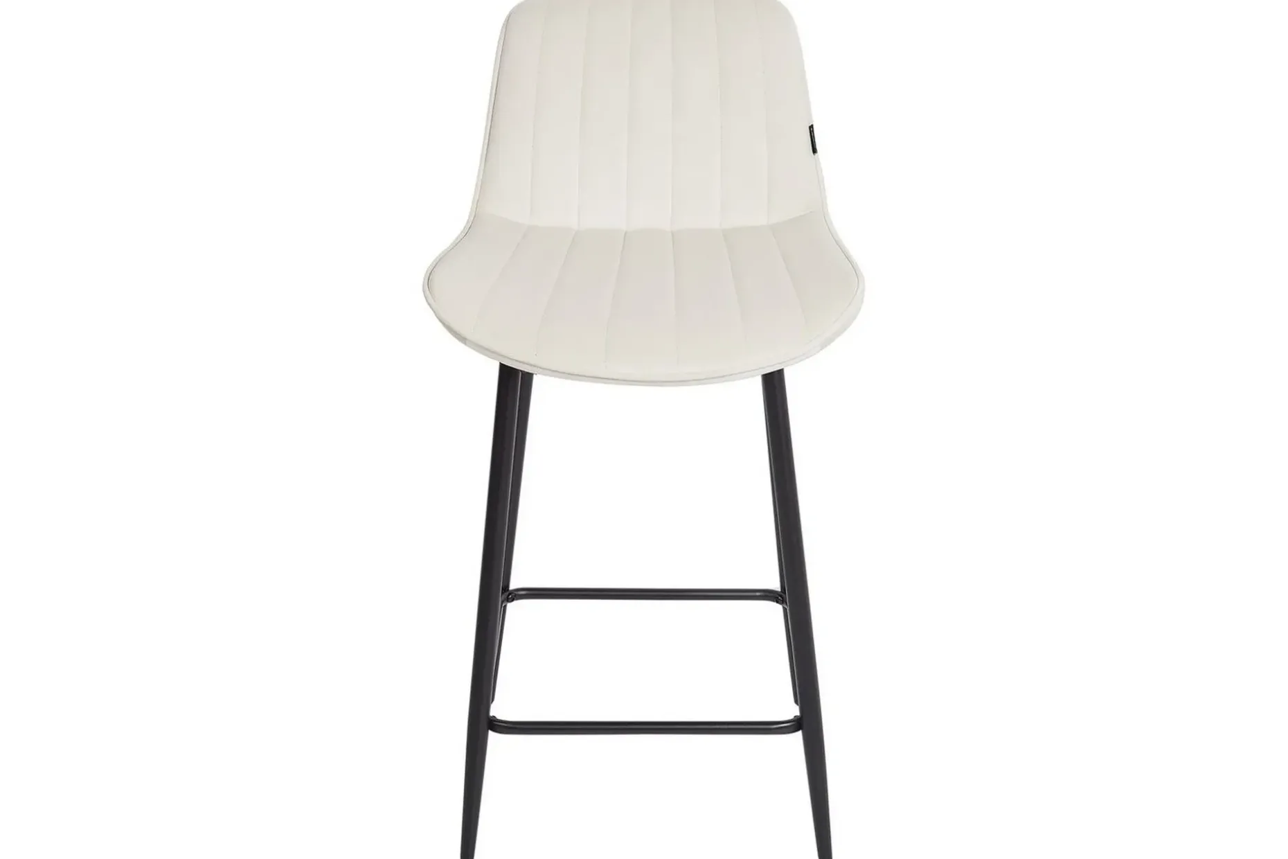 Barstol Dubrovnik set om 2 Beige-Svart