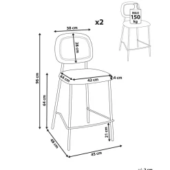 Barstol Duette 2-pack