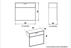 Bascle Sideboard 90 cm