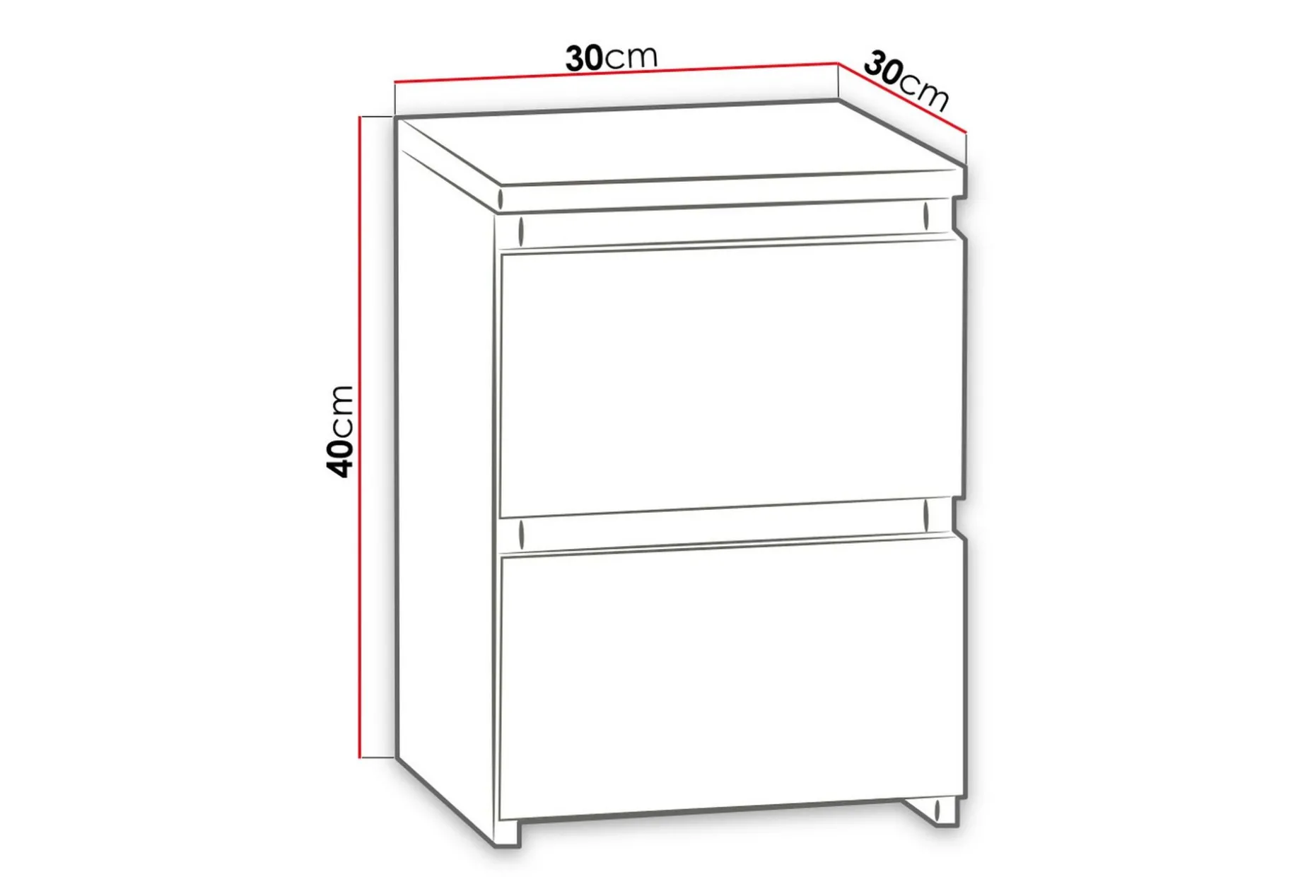 Basildon Förvaringsskåp 30 cm