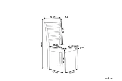 Battersby Matstol 2-pack