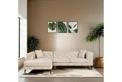Beachport 3-sits Soffa med Divan Vänster