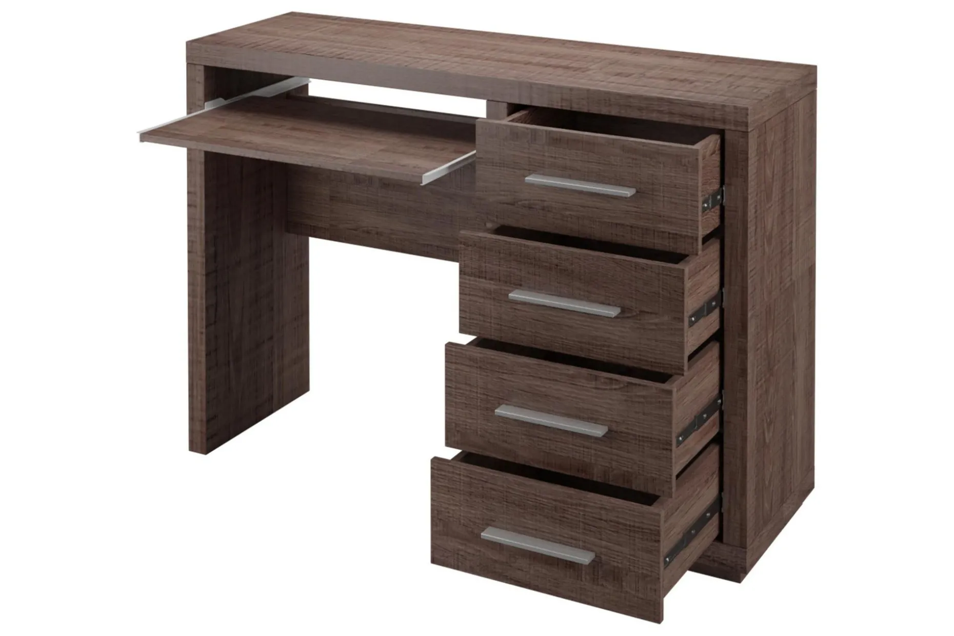 Benavila Skrivbord 120 cm med Förvaring 4 Lådor