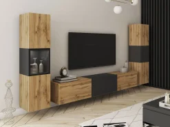 Bergfelde Tv-Enhet 3-delar med Belysning