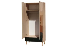 Bertoaria Garderob 80x190 cm Brun