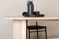 Bianca Matbord 200 cm Ovalt