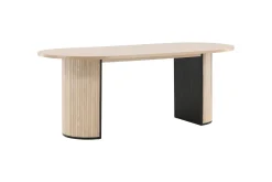 Bianca Matbord 200 cm Ovalt