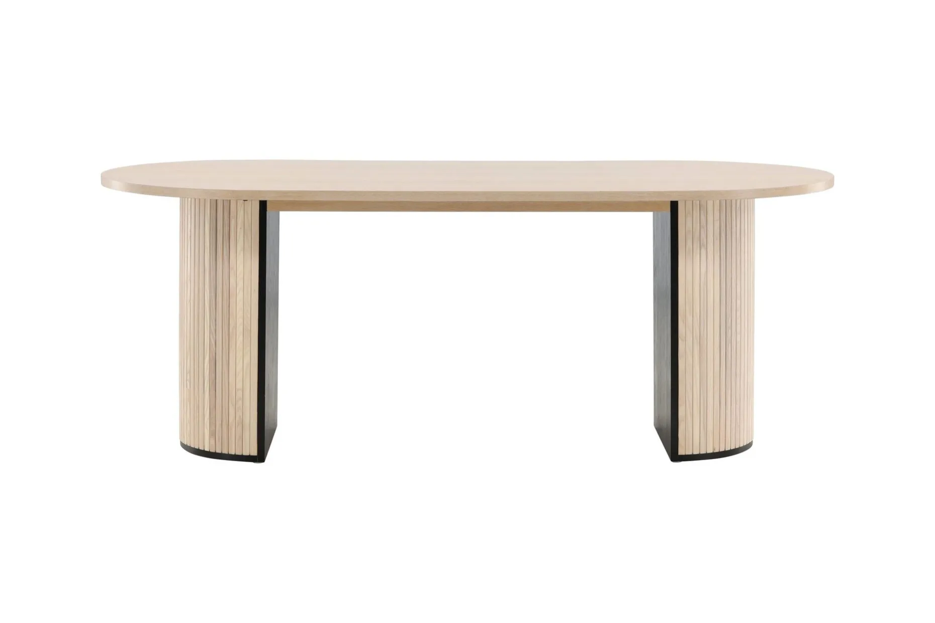 Bianca Matbord 200 cm Ovalt