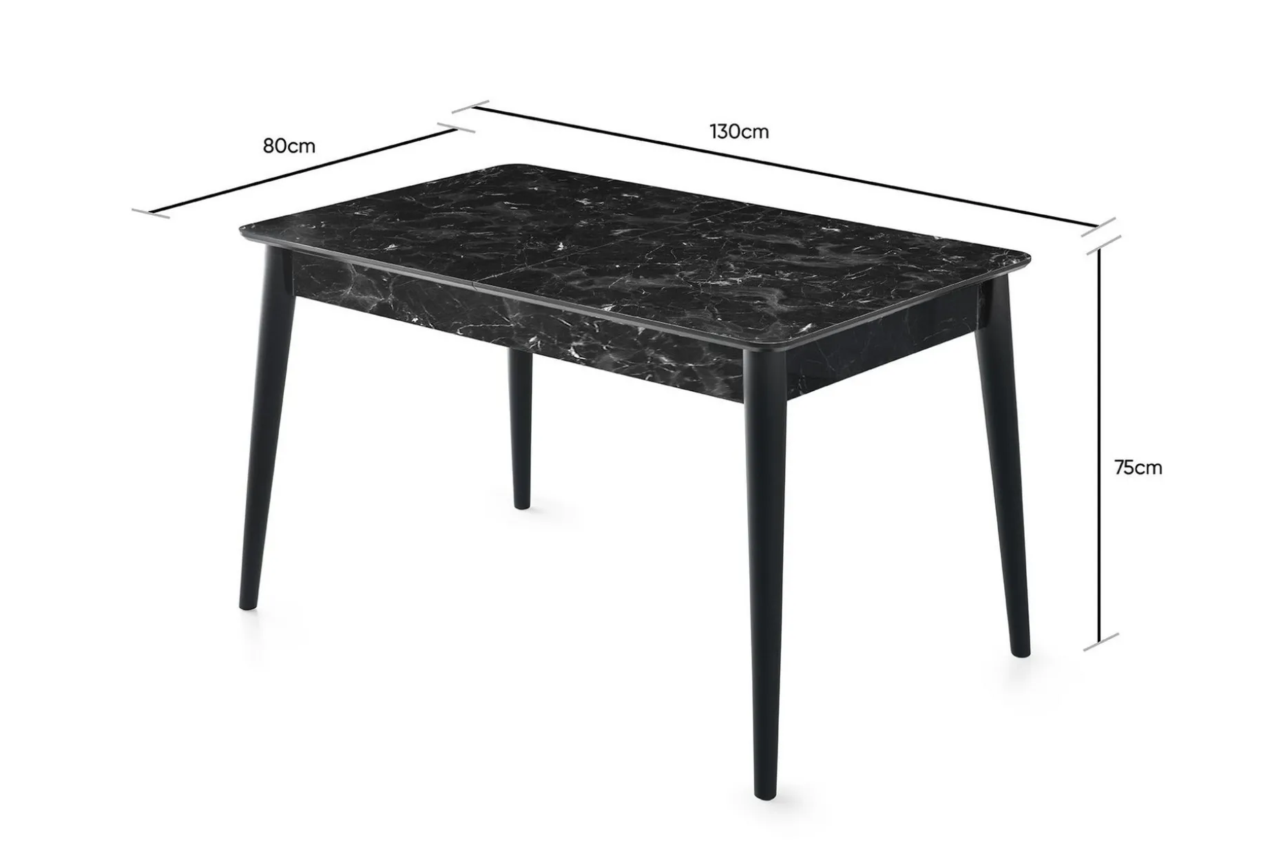Bingdi Matbord 130 cm