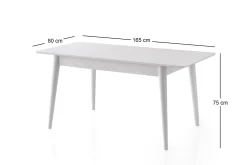 Bingdi Matbord 130 cm Rektangulär