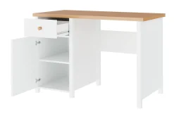 Bioley Skrivbord 110 cm med Förvaring Låda + Skåp