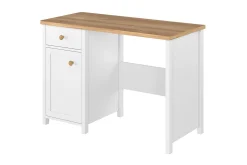 Bioley Skrivbord 110 cm med Förvaring Låda + Skåp