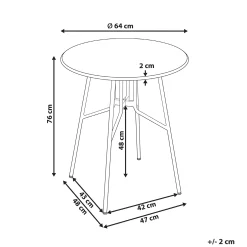 Bistrobord utomhus Taltal 64 cm