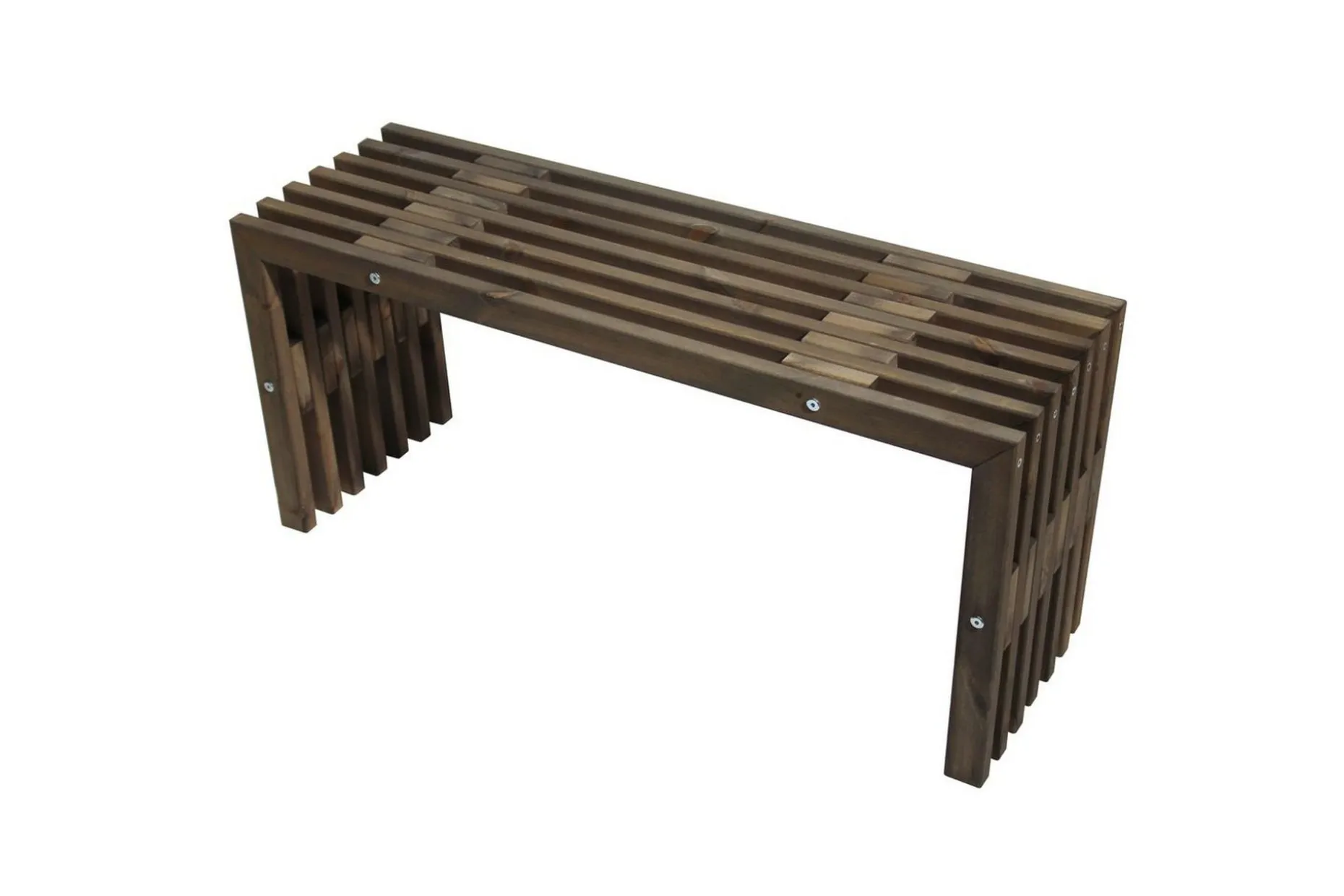 Bänk Utomhus EcoFurn 100 cm Furu grå oljad