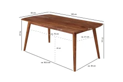 Bodhin Matbord 120 cm