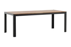 Bois Matbord Utomhus 200 cm Svart/Brun