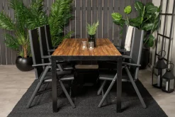 Bois Matgrupp Utomhus 200cm + 6 Break Positionsstolar