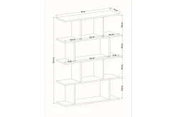 Bokhylla Harmona 90x25 cm
