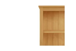 Bokhylla Pivo 77x31x171 cm, Natur