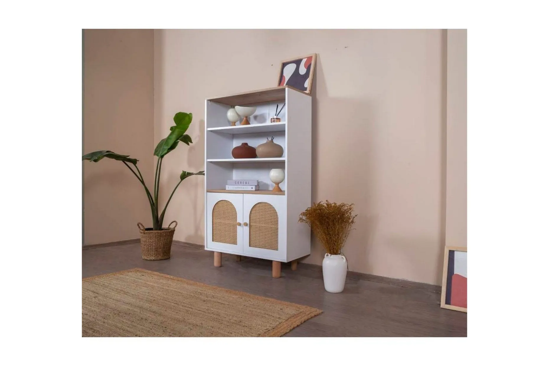 Bokhylla Terra Vit / Ek