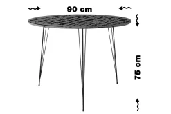 Bonnick Bord 90 cm