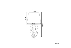 Bordslampa Allika 28 cm