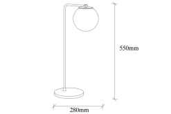 Bordslampa Bhika Koppar
