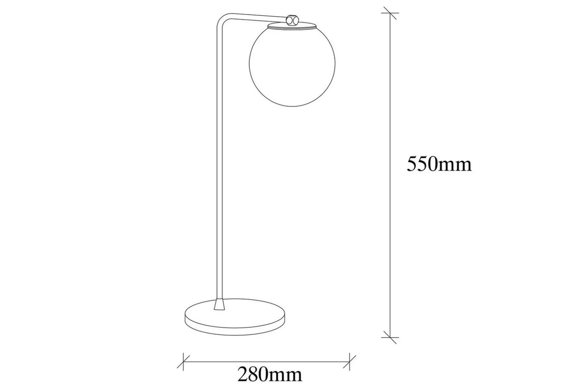 Bordslampa Bhika Koppar